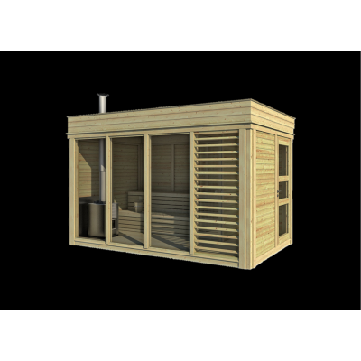 Sauna Cube 2x4m